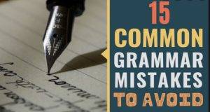 Common Mistakes in Written English